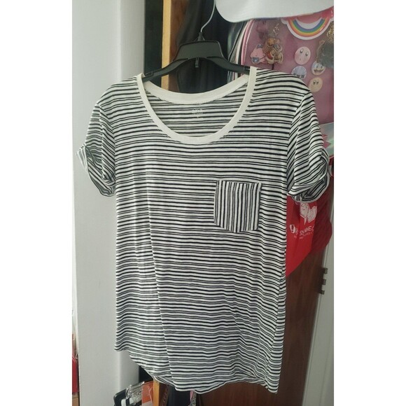 a.n.a. Pocket Stripe T-shirt - S - Picture 1 of 2